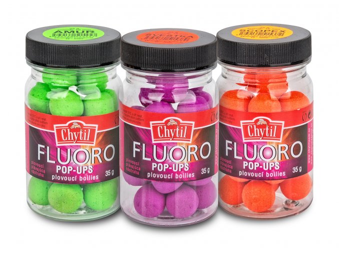 FLUORO POP UP JAHODA 15 MM, 35 G