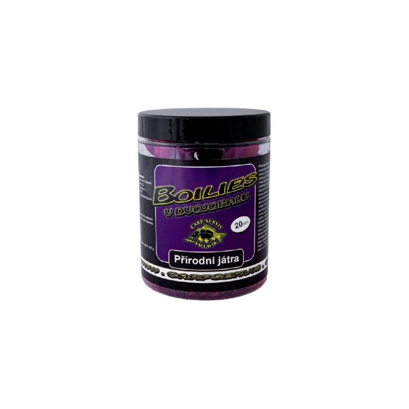 BOILIES V DVOJOBALU - 180 G/20 MM/PŘÍRODNÍ JÁTRA