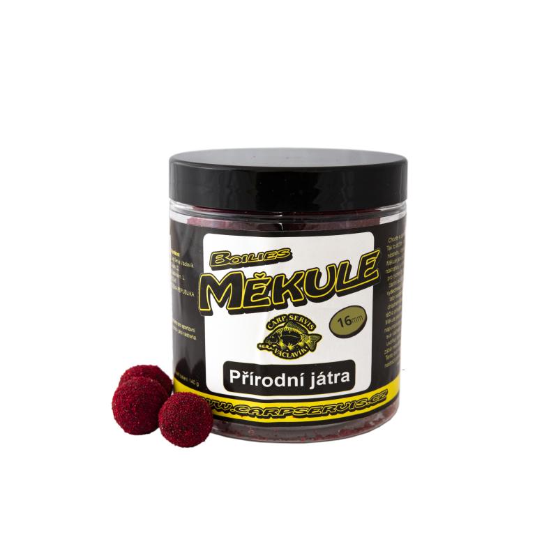 BOILIES MĚKULE - 140 G/16 MM/PŘÍRODNÍ JÁTRA