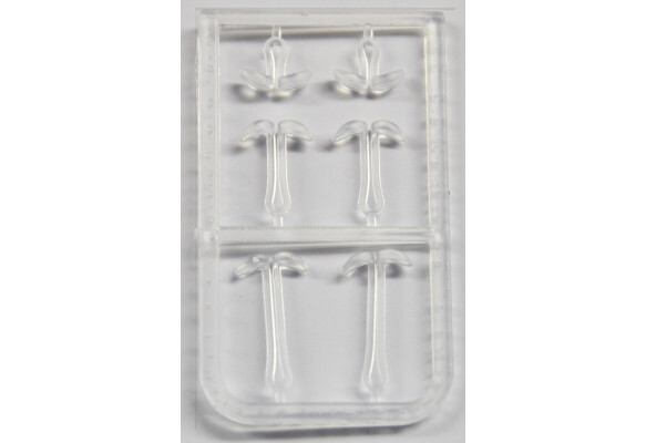 Prodlužující zarážky na boilies V (čiré - 2x6ks)
